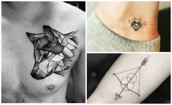 Tatuajes geométricos para mujer