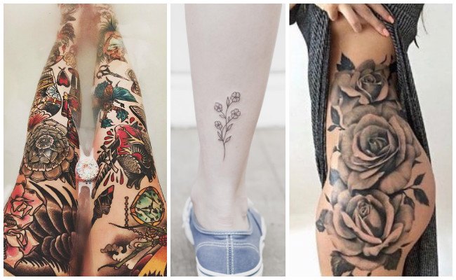 Tatuajes en la pierna femeninos