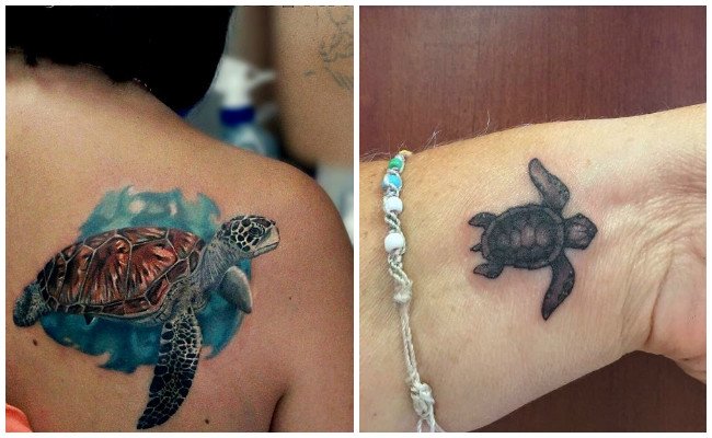 Tatuajes de simbolo de la tortuga