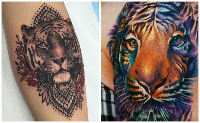 Tatuaje de tigre de bengala