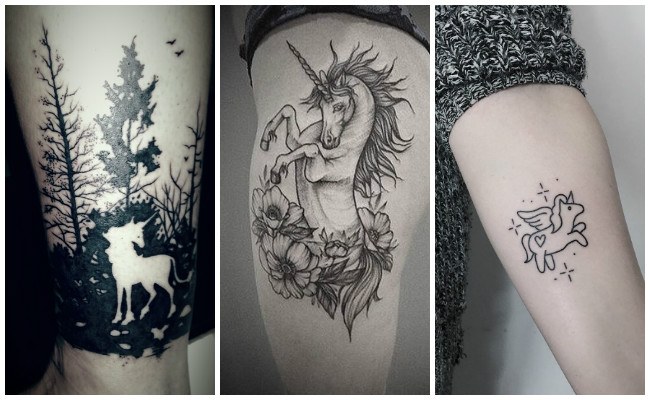Ver tatuajes de unicornios