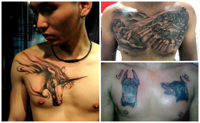 Ver tatuajes en el pecho
