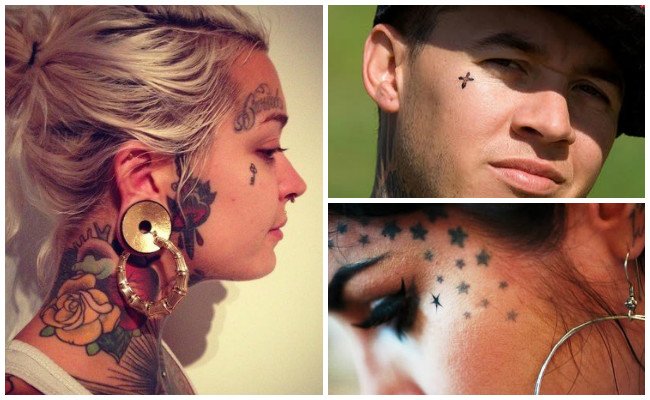 Ver tatuajes en la cara