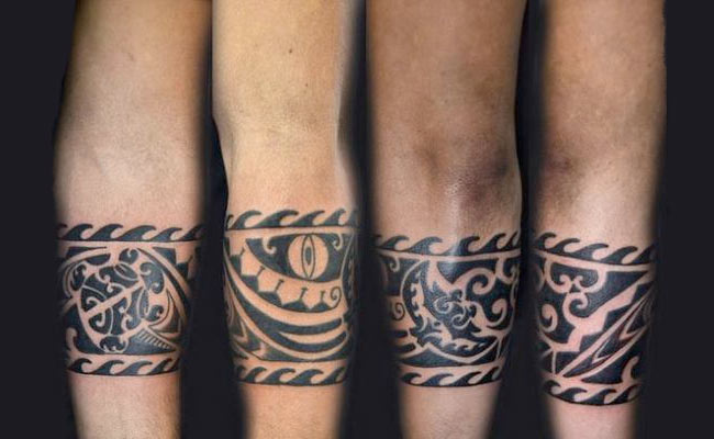 Diseños de tatuajes maories brazaletes