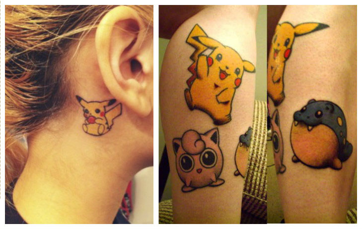 tatuajes de pokemon