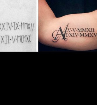 Tatuajes de números romanos
