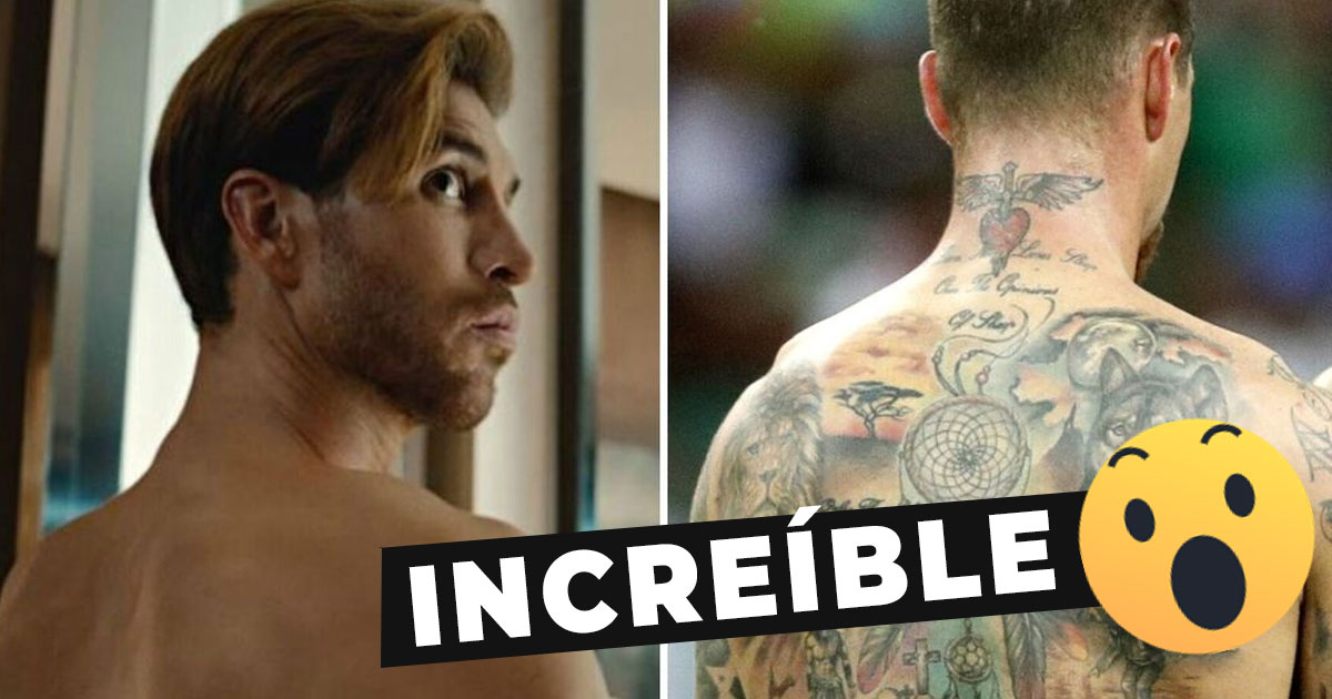 Sergio Ramos borra todos los tatuajes de su cuerpo